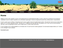 Tablet Screenshot of ecosim.nl